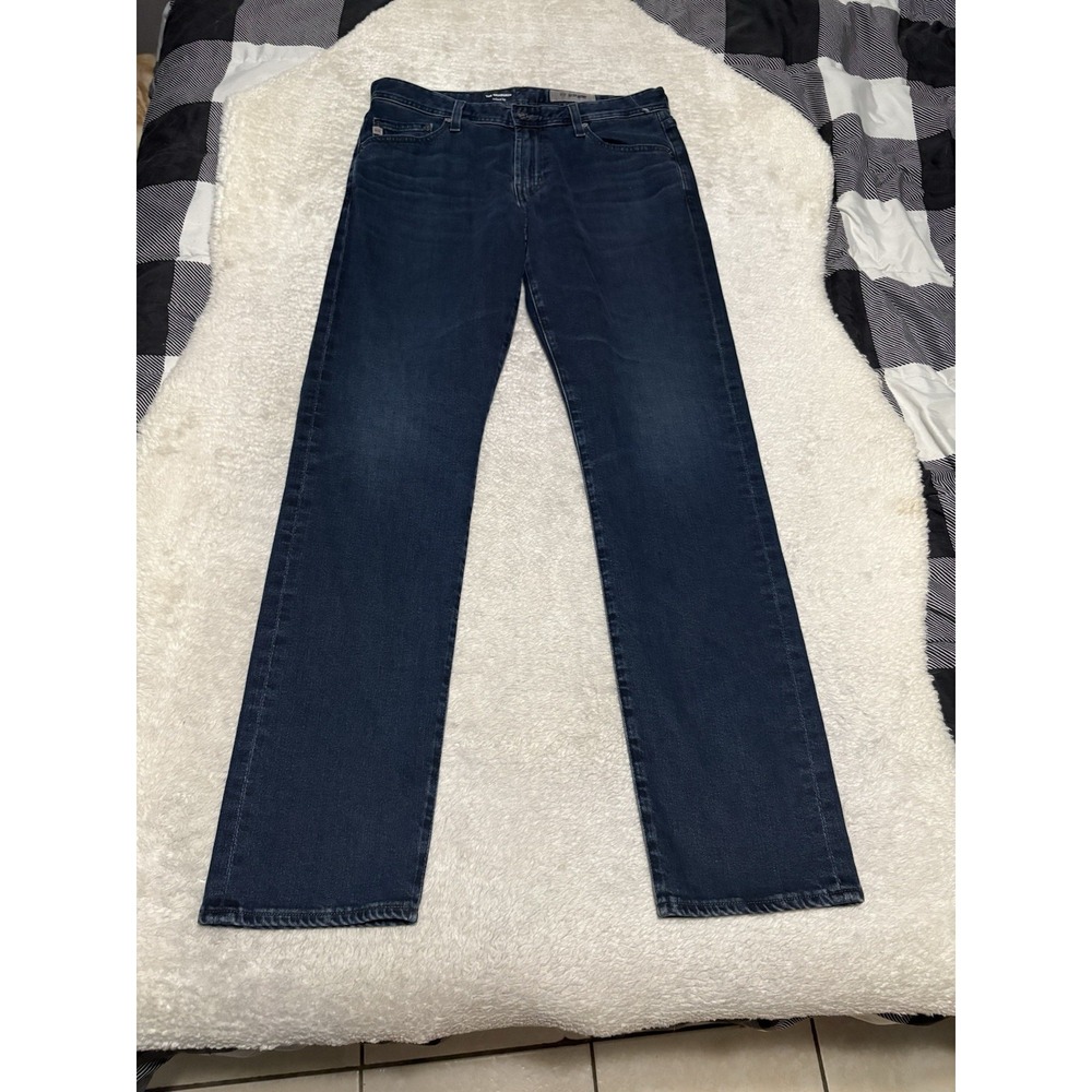 AG Adriano Goldschmied Graduate Tailored Leg Dark Wash Jeans Size 32R 32x33 Pant